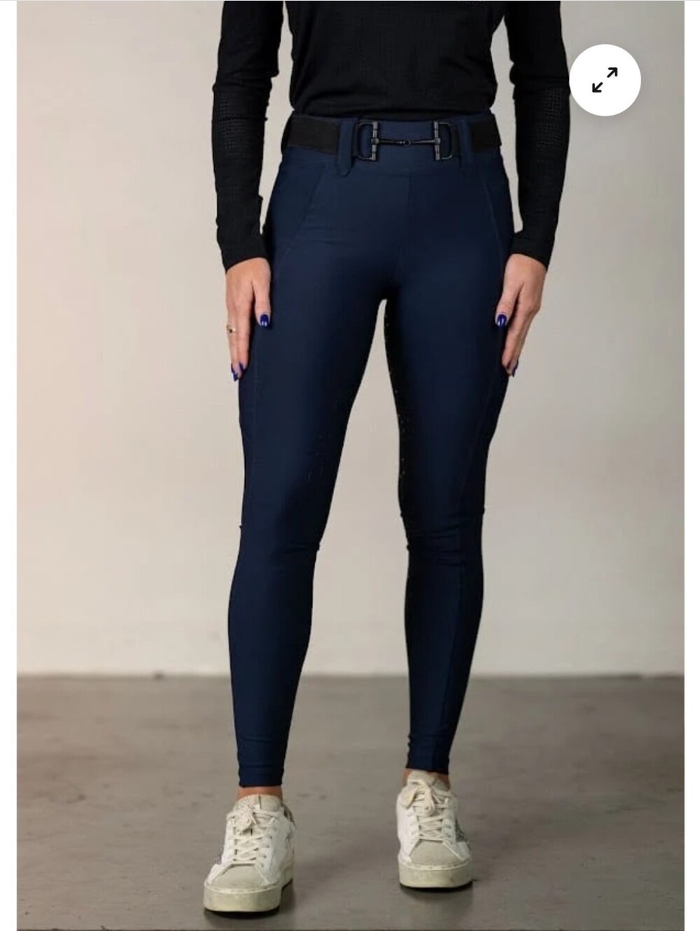 Free Ride Blue Celestial Lux Hybrid Breeches Full Seat Size XS NWT